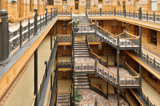 Visit the Bradbury Building in Los Angeles